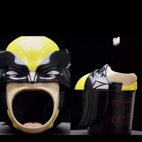 Exclusive Limited Edition Wolverine Popcorn Container designed by Deadpool NEW! - Picture 3 of 11